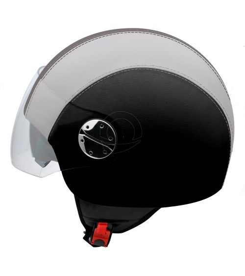 Casco moto jet vintage