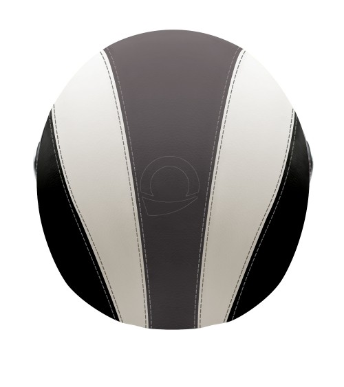 Casco moto jet vintage