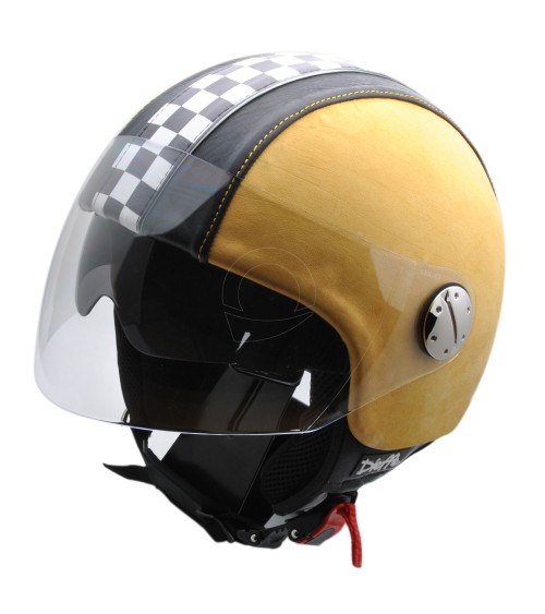 Casco Cafè Racer giallo