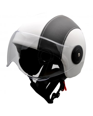 Casco Cafè Racer argento