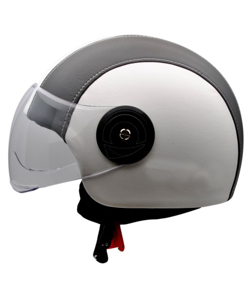 Casco Cafè Racer argento
