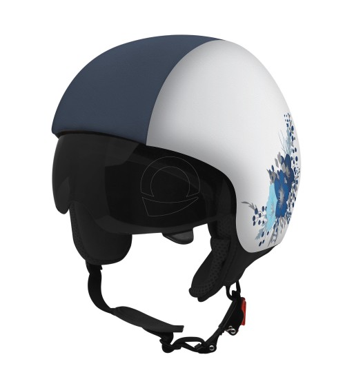Casco donna con fiori