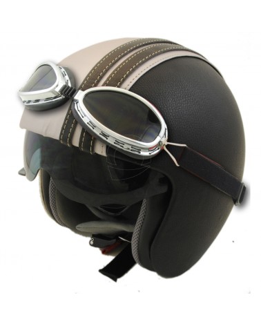 caschi vintage pelle