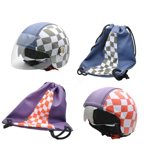 Caschi bundle con sacche zaino