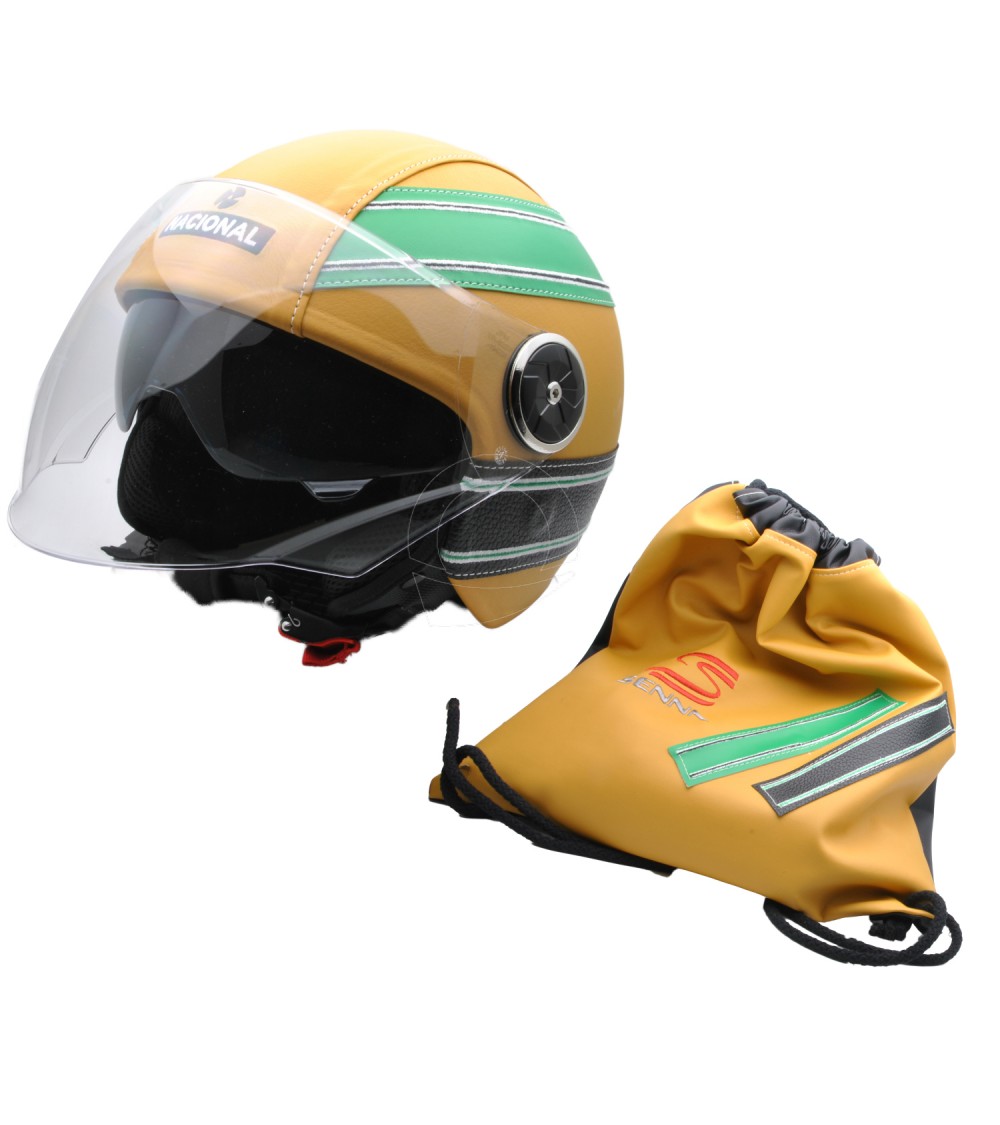 Casco Senna con sacca zaino