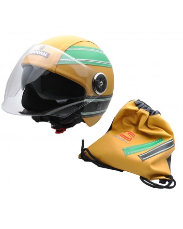 Casco Senna con sacca zaino