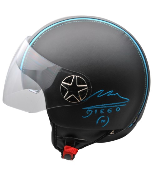 Casco Maradona con sacca zaino