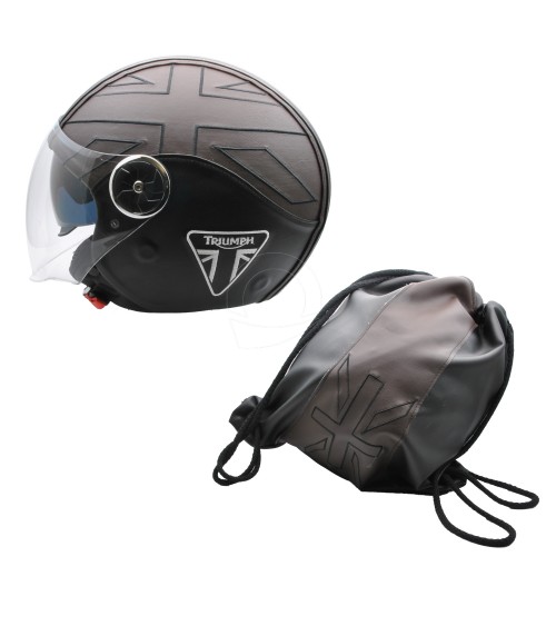Casco Triumph con sacca zaino
