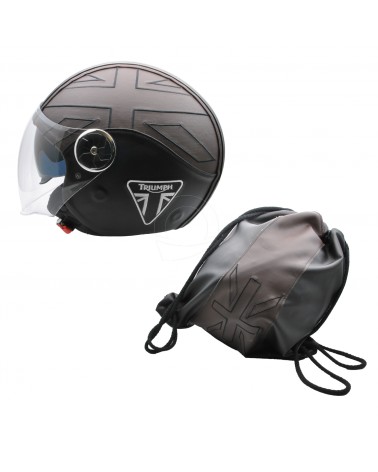 Casco Triumph con sacca zaino