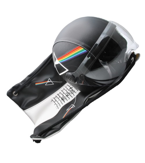 Casco Pink Floyd con sacca zaino