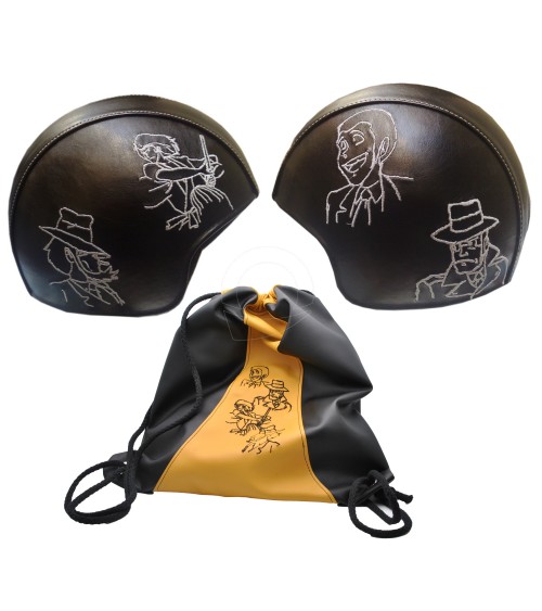 Casco Lupin con sacca zaino